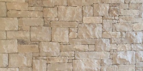 Mampostería Cizallada Crema