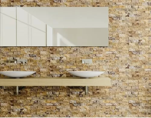 Laja Premontada Travertino Amarillo - Imagen 2