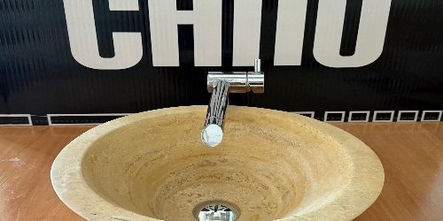 Lavabo Frutero Travertino Amarillo