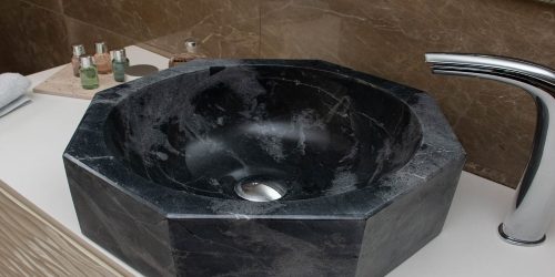 Lavabo Tuerca negro